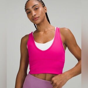 Lululemon Power Pivot Ribbed Tank Pink